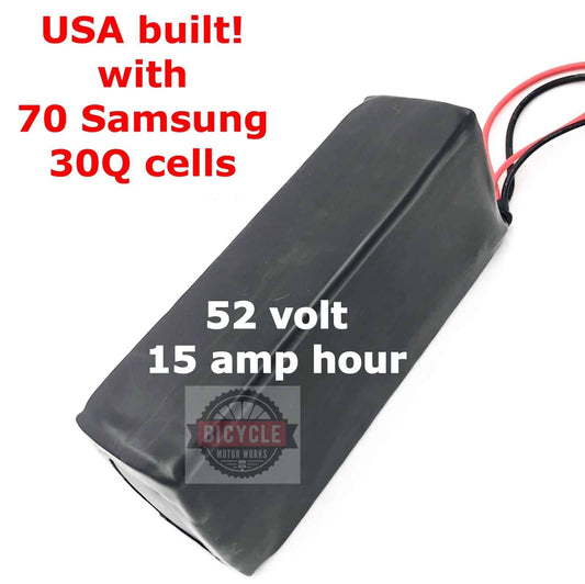52v 15ah Samsung 30Q Lithium ion E-Bike Battery image 0