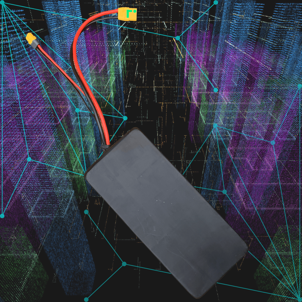 52v 8-16ah Ampace JP40 Lithium ion E-Bike Battery image 1