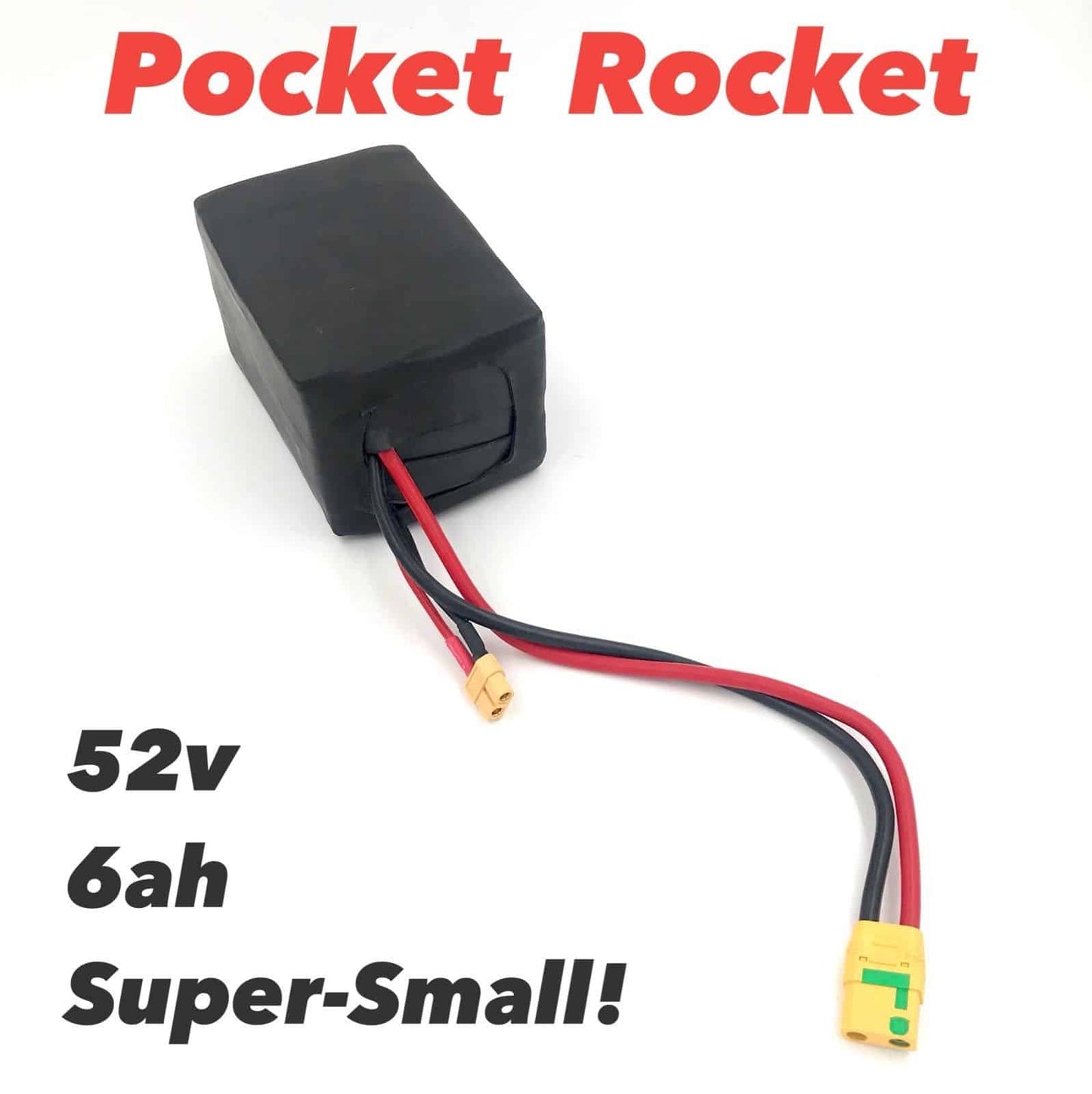 Pocket Rocket 52V 6ah Samsung 30Q Lithium ion E-Bike Battery image 2