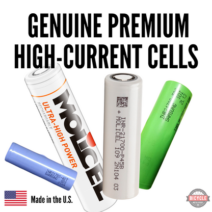 72v 12.6ah Molicel P42A Lithium ion E-Bike Battery image 4