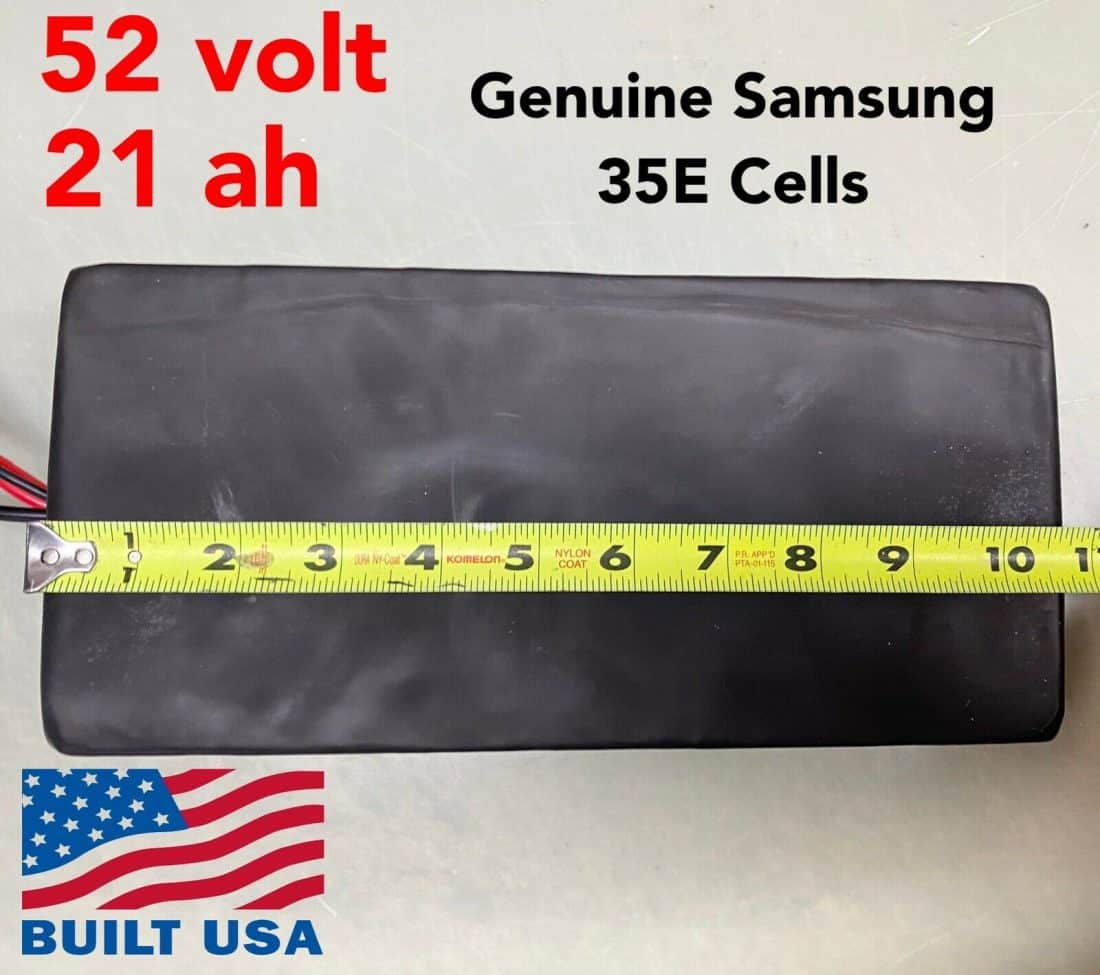 52v 21ah Samsung 35E 18650 Lithium E-Bike Battery image 1